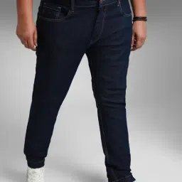 High Star Blue Cotton Slim Fit Jogger Jeans-picture-24