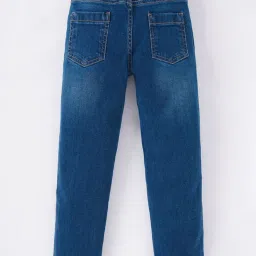 Ed-a-Mamma Kids Blue Cotton Regular Fit Joggers image 2