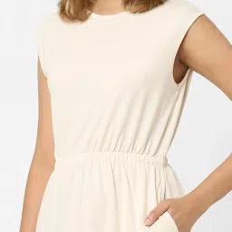 Only Beige Regular Fit A Line Dress image 4