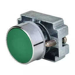 C&S Electric Flush Spring Return Push Button with Carrier & Without Contact Elements Metallic Range Green, RCB2-BA3-image-80