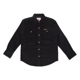 Gini & Jony Kids Black Solid Shirt-picture-35