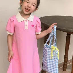 LULU & SKY Flutter Sleeve A-Line Dress image 5