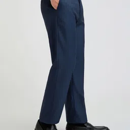 Park Avenue Men Solid Regular Fit Formal Trousers image 2