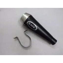 RA Accessories Black Race Slipon Silencer Exhaust for Hero Passion X Pro-picture-25