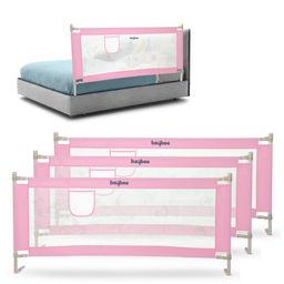 BAYBEE Baby Bed Rails Guard Barrier for Baby Kids Safety, Foldable Bed Rail Falling Protector Fence with 7 Adjustable Height (180x63 cm, (Pack of 3) Pink) - (Color & Design May Vary)-picture-25