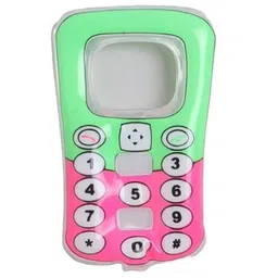 Vworld Baby Teether Toy BPA-Free Multiple Teething Surfaces for Kids of 3 Months & Above Infant Toys Phone and Tomato(Pack of 2) (multicolour) image 2