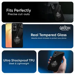 QRIOH Dream Forge Printed Oppo Reno14 Pro 5G Glass Back Case Mobile Accessories image 4