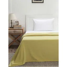 Maspar Yellow Cotton Bed Cover (Single)-picture-12