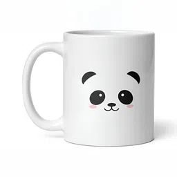 Mr UVD White & Black Cartoon Characters Printed Ceramic Glossy Mug 350 ml-image-31