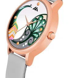 DOUBLERUN Women Dial & Leather Straps Analogue Watch H05NNMT-603 image 4