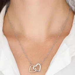 Rakva Women White Necklace and Chains image 4