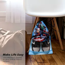 Aura Blue Set of 6 Regular Shoes Organiser Organisers image 5