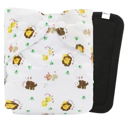 Babymoon Washable & Reusable Cloth Diaper Pocket with Insert - Multicolor-picture-10