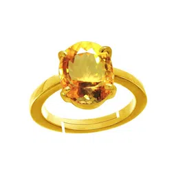 RRVGEM 13 KT Citrine Gemstone Oval Cut Finger Ring-picture-27
