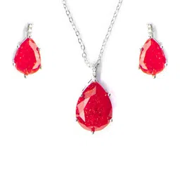 Anxvi Women Rhodium-Plated Necklace-picture-13