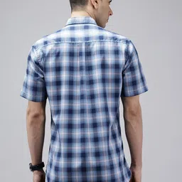 Van Heusen Pure Cotton Slim Fit Checked Casual Shirt image 4