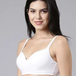 Enamor Non Padded Wirefree Full Coverage Classic Minimizer Full Support Bra F135 image 3