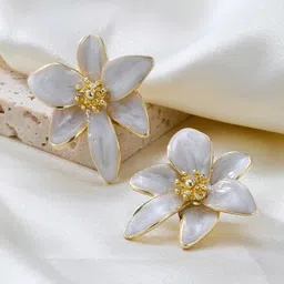 Celestique Floral Studs Earrings-picture-21