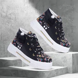 MUKUNDU Unisex Kids Printed PU Sneakers-picture-40