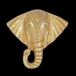 Curren Gold-Plated Metal Brooch-picture-30