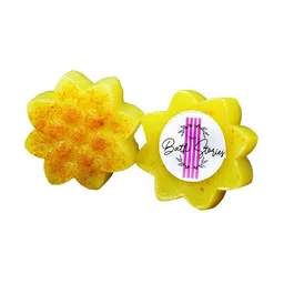 The Bath Stories Set Of 2 Lemon Peel Bath Soap- 140 g Each image 3
