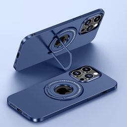 Luxury Kase Solid iPhone 16 Pro Metal Stand, Ring Holder Shell Back Case-picture-13