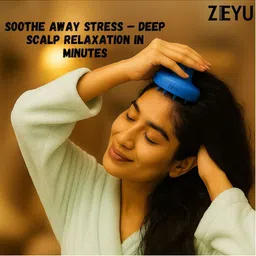 Zeyu Scalp Massager Soft Silicone Bristles Brush image 5