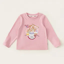 LULU & SKY Girls Graphic Printed Round Neck T-shirt-picture-29