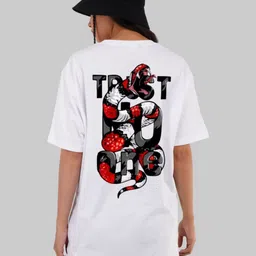 Underrated Club Women Printed Drop-Shoulder Sleeves Bio Finish T-shirt-picture-29