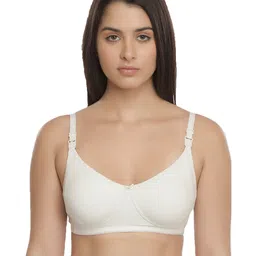 Inner Sense Solid Organic Antimicrobial Feeding Bra Pack of 2 - White image 2