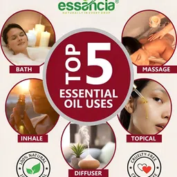 essancia White & Maroon Unwind Aroma Oil Diffuser Refill Pack image 5