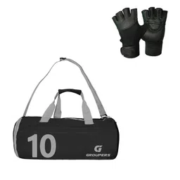 GROUPERS Medium Foldable Sports Duffel Bag With Gloves-picture-22