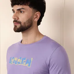 WROGN Men Typography Printed Round Neck Cotton T-shirt image 4