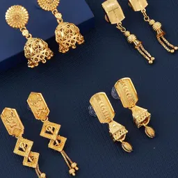 DIVASTRI Gold-Plated Brass Earrings-picture-17