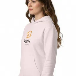 Moda Rapido Women Typography Printed Hooded Pullover Sweatshirt image 5