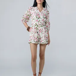 20Dresses Women Printed V-Neck Jumpsuit with Belt-picture-30