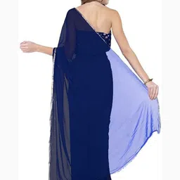 THE FASHION ATTIRE Zari Patola Saree With Unstitched Blouse Piece image 2