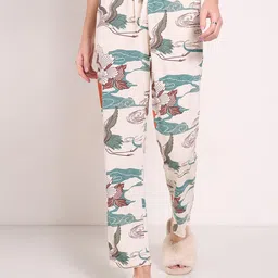 Dreamz by Pantaloons Printed Pure Cotton Straight-Leg Lounge Pants-picture-17
