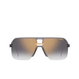 Carrera Men Grey Lens & Gunmetal-Toned Square Sunglasses with UV Protected Lens image 5