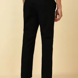 Allen Solly Men Textured Mid-Rise Slim Fit Trousers image 5