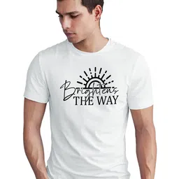 Seekbuylove Men Cotton Typography Printed Bio Finish T-shirt image 1