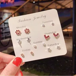 TheVineGirl Contemporary Studs Earrings-picture-12