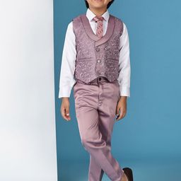 Pro-Ethic STYLE DEVELOPER Boys Self-Designed Cotton 3 Piece Suits-picture-13
