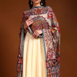 Pashmoda Women Abstract Embroidered Shawl image 2