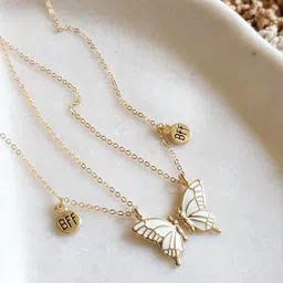 Octagon hub Gold-Plated Necklace image 3