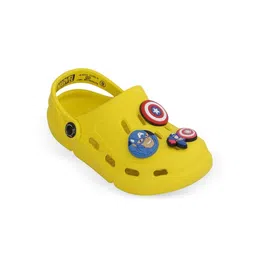 Disney By Yellow Bee Boys Marvel Captain America With Shield & Character Charms Clogs image 2