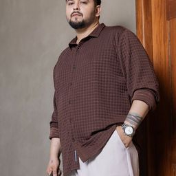 Instafab Plus Men Comfort Opaque Casual Shirt-picture-43