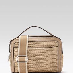 NEXT Basket Weave Textured Structured Handheld Bag-picture-22