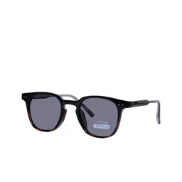 Mast & Harbour Unisex Black Lens & Black Round Sunglasses with-picture-22