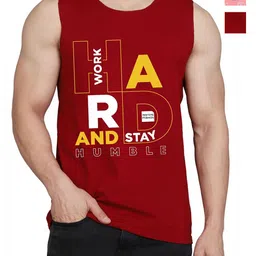 WOOSTRO Men Pack Of 2 Typography Printed Round Neck Cotton Slim Fit T-shirts-picture-37